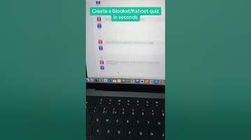 The quiz generator on TeachMate allows you to instantly create blooket or kahoot quizzes about any