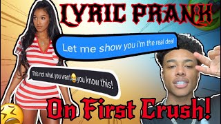 LUH KEL - “Notice Me” | LYRIC PRANK ON FIRST CRUSH!! **GONE RIGHT**