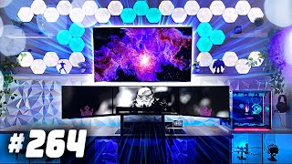 Room Tour Project 264 - BEST Desk & Gaming Setups!