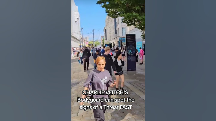 Charlie Veitch Body Guard steps in .