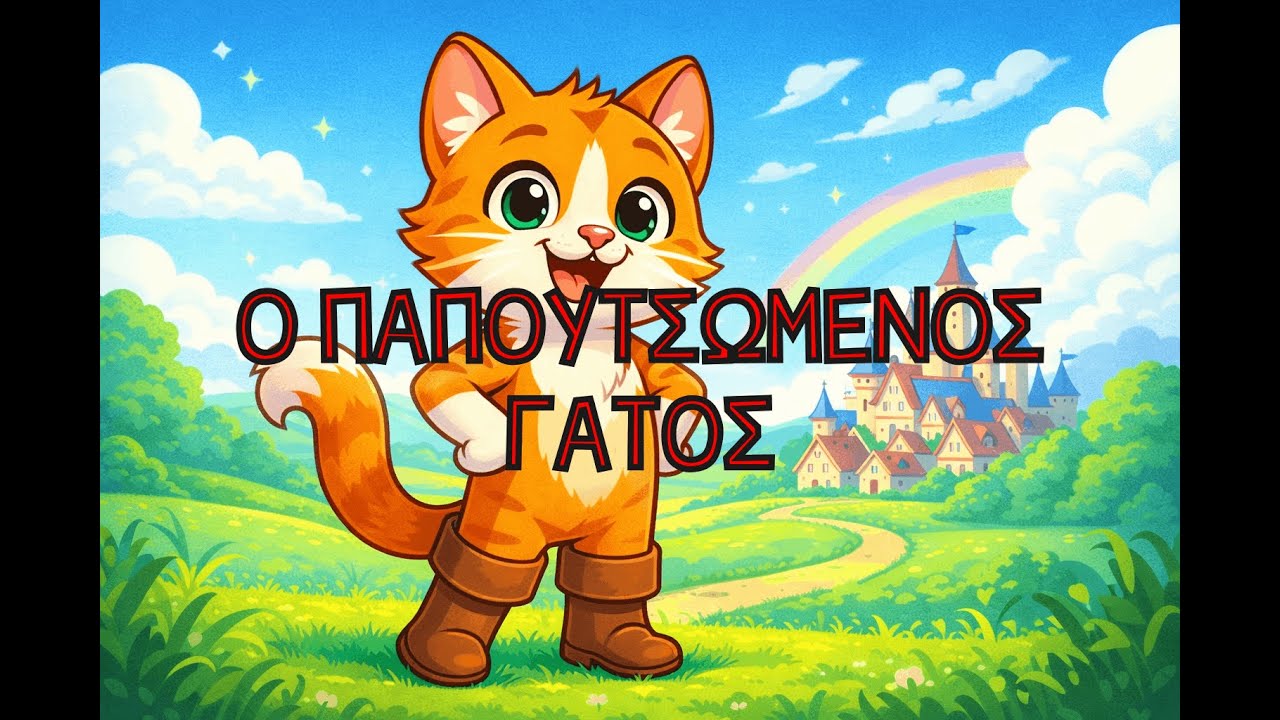 🐱 Ο Παπουτσωμένος Γάτος | Παιδικό Παραμύθι στα Ελληνικά