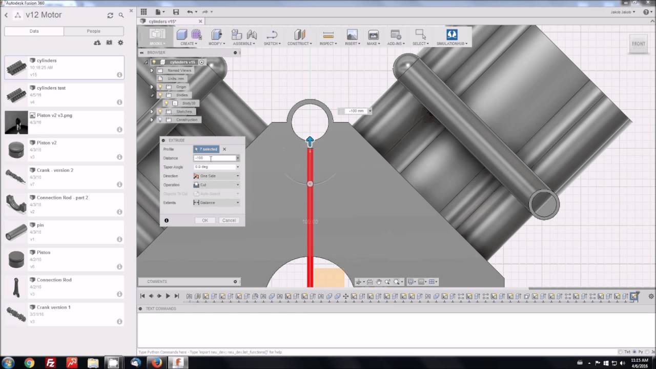 autodesk inventor tutorial v12 engine