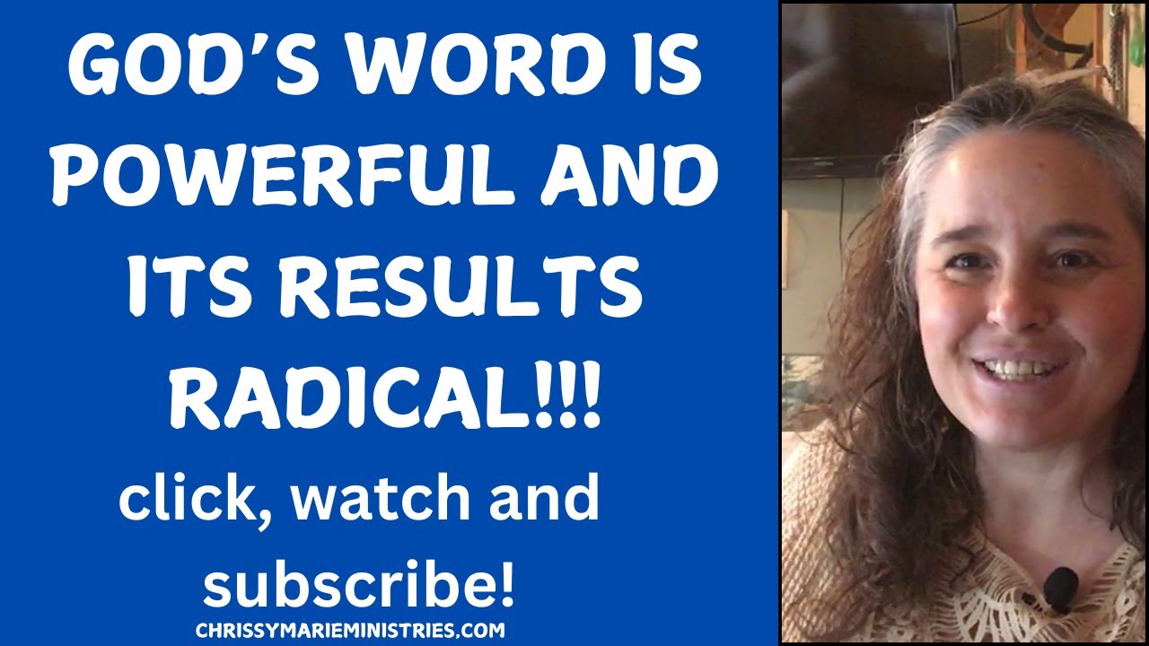 The Word of God is powerful and it’s results radical #godspower # ...