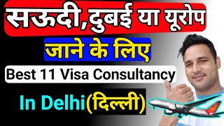 Best 11 Visa Consultancy in Delhi | सऊदी दुबई या यूरोप जाने के लिए ।