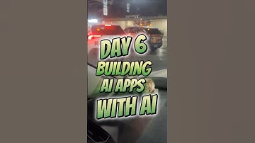 DAY 6 Building AI Apps With AI. Learned about checkpoints in Replit the hard way.