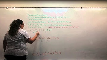 The Fundamental Theorem of Algebra and creating a polynomial from given roots