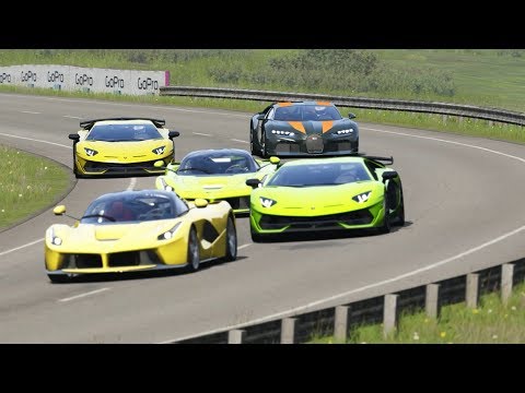 bugatti-chiron-super-sport-300+-vs-ferrari-laferrari-vs-lamborghini-aventador-svj