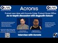 LIVE: Interview with Acronis - Cyber Protect Home Office - YouTube Exclusive