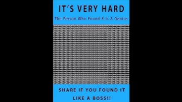 can you find 8? | puzzle #brainteasers #quiz #tricks #riddle #shorts #youtubeshorts #trending