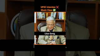 Question On Music 😱🎷 IAS Mock Interview #upsc #ias #ips