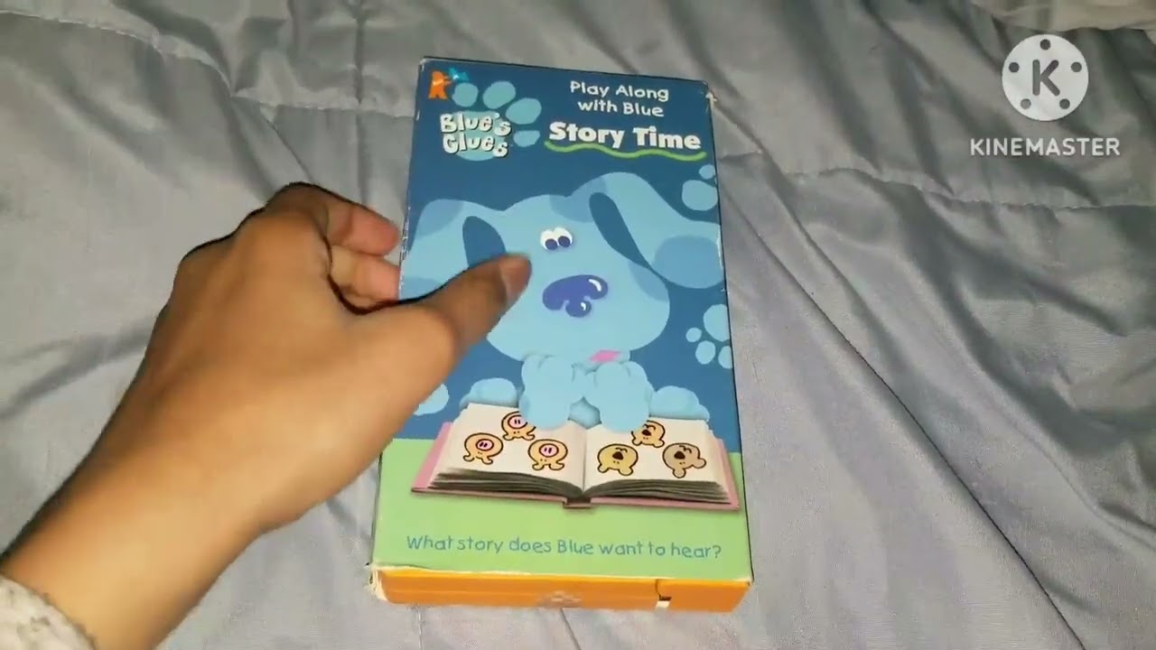 Blue's Clues Story Time 1998 VHS Unboxing