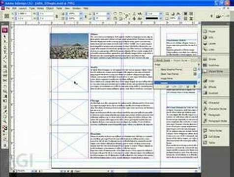 Learn InDesign: InDesign Training CS3 Using Graphics