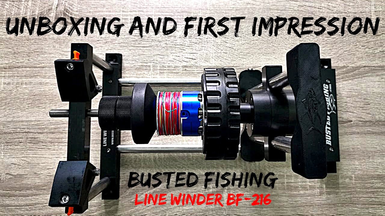 Busted Fishing Line Winder BF -216 unboxing and first impression