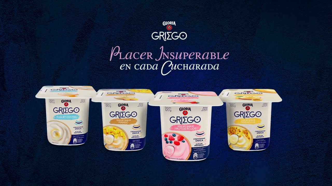 Sabor insuperable de Yogurt Griego Gloria. 