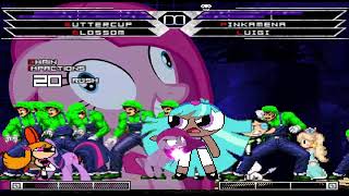 Mugen 4Vs4 Tag Dg Blossom Dg Ercup Bubbles Bliss Vs Pinkamena, Luigy Rosalina Twiligth Sparkle