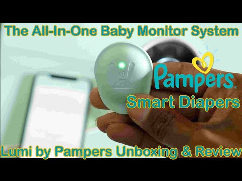 Lumi by Pampers Smart Diapers. Guide, set up, Review, Test, and Unboxing. best baby monitor