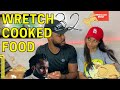 🎵 Wretch 32 Cooked Food Reaction | Food-Play Bars on Bars