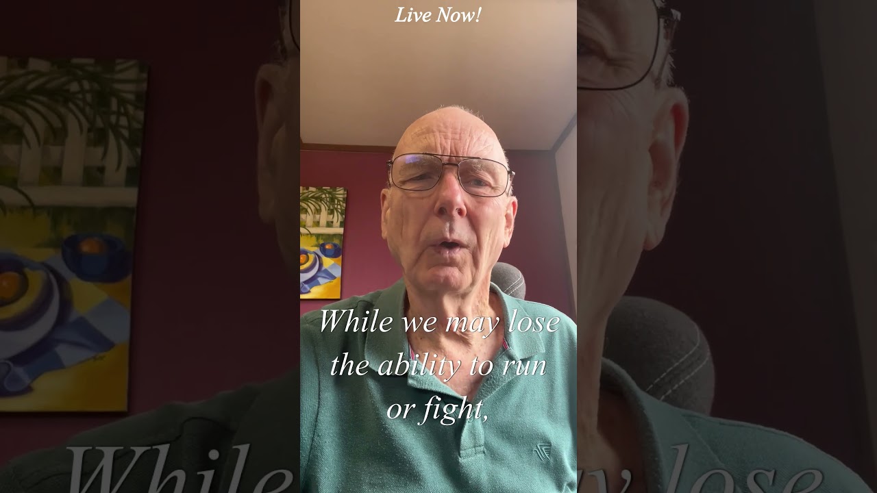 Old Age - the transition from action to articulation