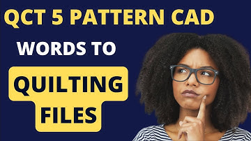 QCT PatternCAD Tutorial: Converting Words into Quilting Designs | The Quilted Poodle