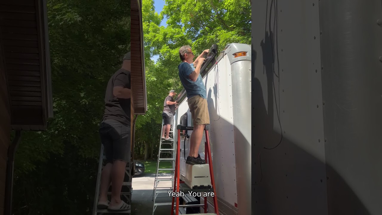 Install a 13 foot power awning on a box truck 