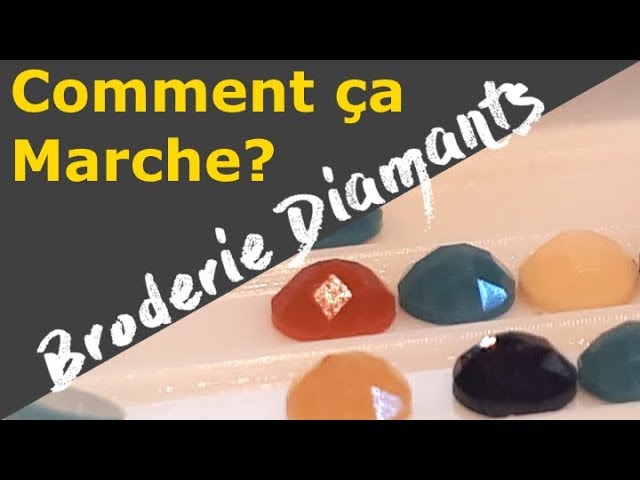 broderie diamant, tuto gratuit