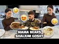 We ate mamabears shaljum gosht and gave an honest review  mukbang with us 