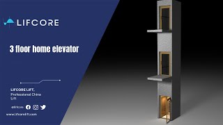 3 floor Chinese indoor home elevator Profile