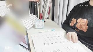 [유자] 가벼운학습지 일본어 가보자고?! (Feat. study with me)
