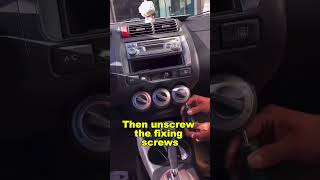 2002-2007 Honda JAZZ .Head unit removal &amp; installation. #androidauto  #audio  #carplay  #fanst