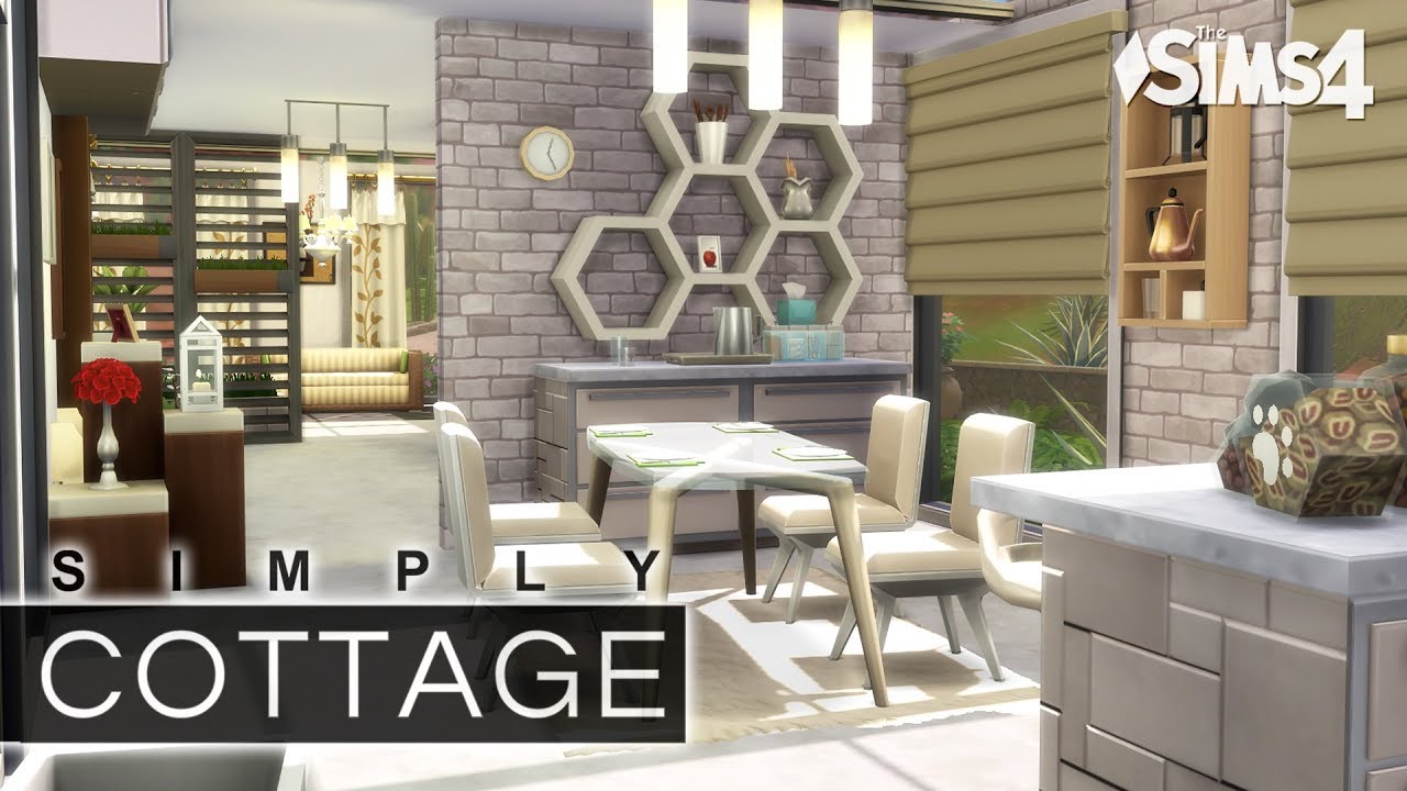 Simply Cottage | The Sims 4 Stop Motion Build | No CC - YouTube