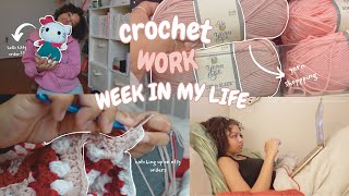 crochet WORK week in my life | crochet vlog by Kamryn Cain 73,542 views 2 months ago 22 minutes