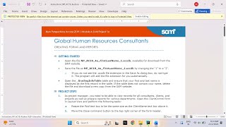 New Perspectives Access 2019 | Module 4: SAM Project 1a Global Human Resources Consultants