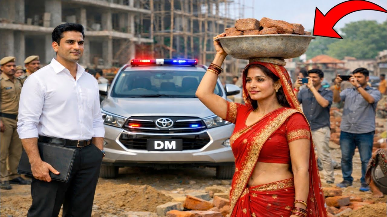 डीएम साहब बिल्डिंग का निरीक्षण करने पहुंचे वहीं पर तलाकशुदा पत्नी मजदूरी करती मिली फिर जो हुआ... 