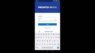 Prontoforms Install - Android