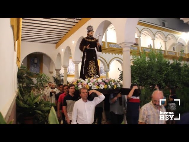 VÍDEO: Breve fragmento de la procesión de San Francisco por el claustro del Convento de la Madre de Dios de RR. PP. Franciscanos