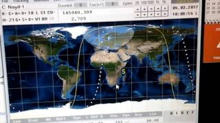 Receiving of Nayif-1 telemetry March 4 2017 10:10 UTC