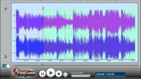 Song Surgeon for Mac - Training Video - Use of the Wave Form Zooming Feature
