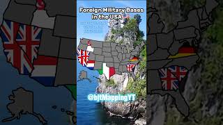 Foreign Military Bases in the USA πΊπΈ #map #usa #america #army Foreign Military Bases in the USA πΊπΈ #map #usa #america #army