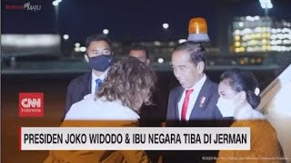 Presiden Joko Widodo dan Ibu Negara Tiba di Jerman
