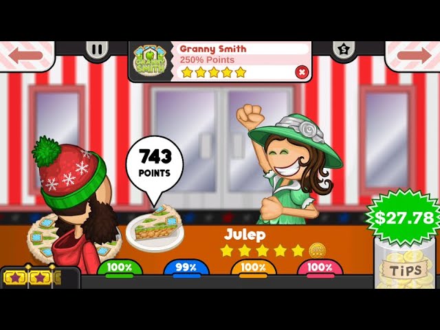 Papa's Bakeria - Poor Rating (60-69 pts) Music 