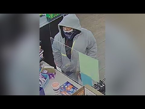 Search continues for suspect who robbed cashier at gunpoint - YouTube