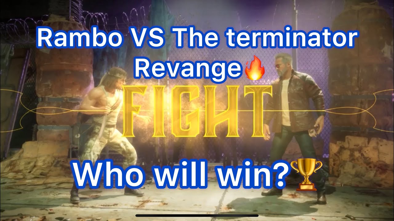 Рембо проти Термінатора, хто переможе? Цікавий бій реванш Mortal combat 11