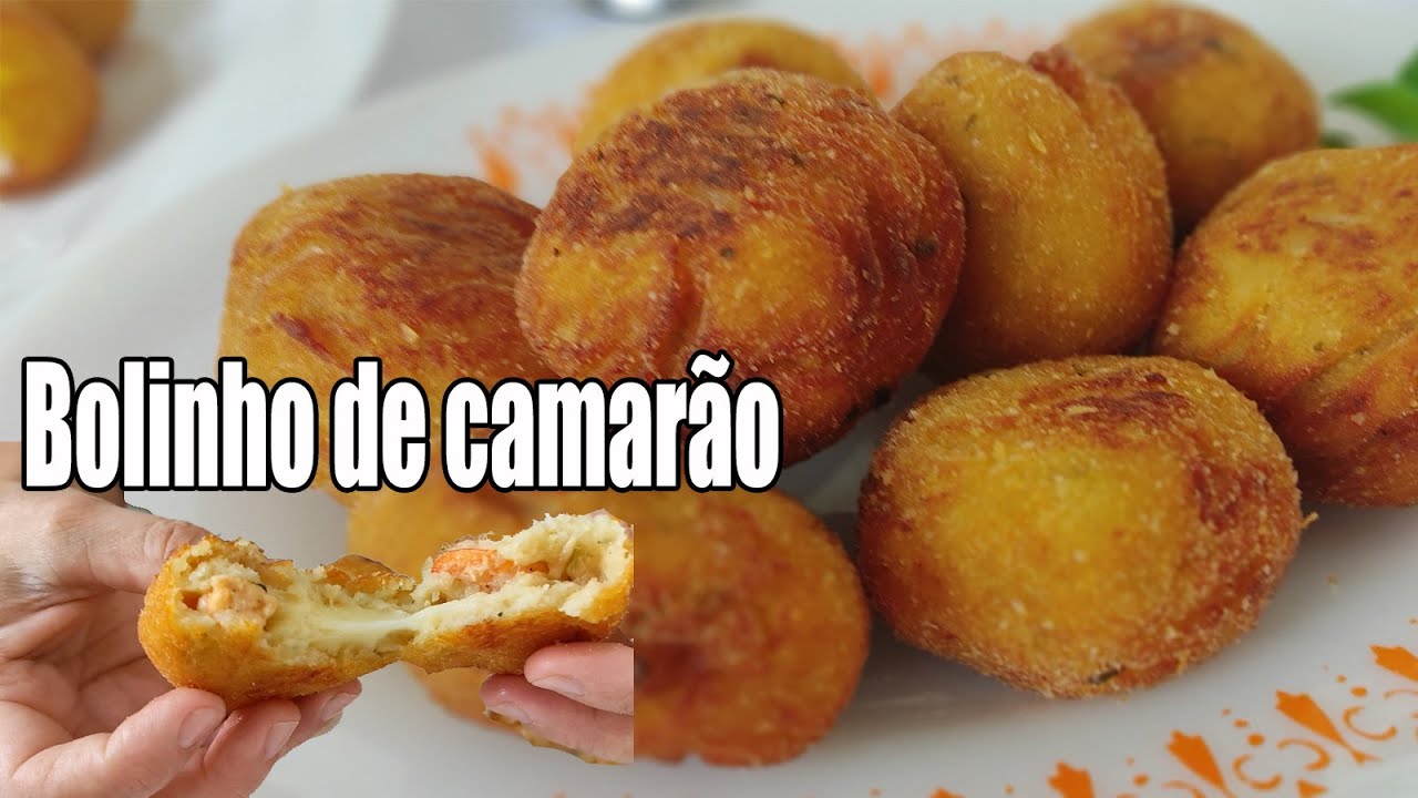 BOLINHO DE CAMARÃO - RECEITAS DA ROSA