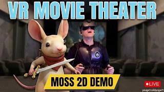 Moss: The Forgotten Relic 2D Game Demo Played on my Big Screen Virtual Movie Theater!