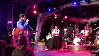 Elvis impersonator at Disneyland - Scot Bruce 2013