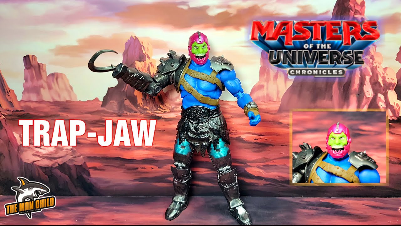 Masters Of The Universe Chronicles TRAP-JAW Figure Review with Comparisons!