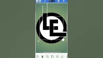 Tutorial logo monogram simple #logo #design #monogram #pixellab