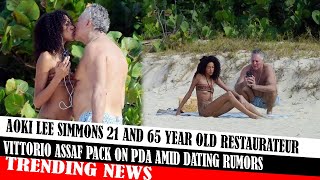 Aoki Lee Simmons 21 And 65 Year Old Restaurateur Vittorio Assaf Pack On Pda Amid Dating Rumors