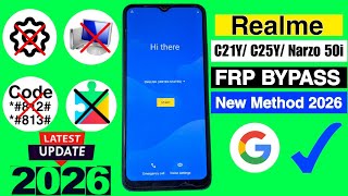 Realme C21Y C25Y Narzo 50I - Frp Bypass 100% Working Without Pc
