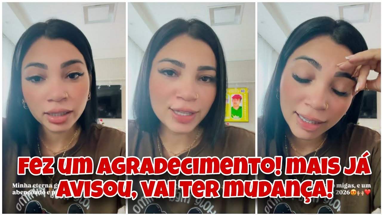 Josiane Vidal fez uma agradecimento para todos, mais já avisou vai ter mudança!